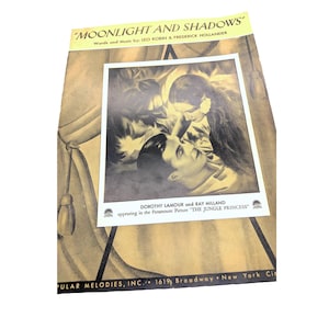 Moonlight and Shadows sheet music - 1936