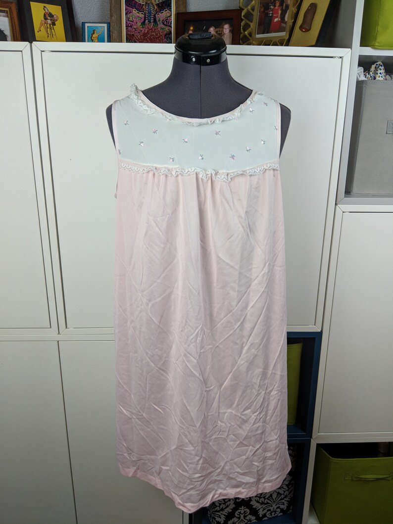 60/'s babydoll nightgown sz S