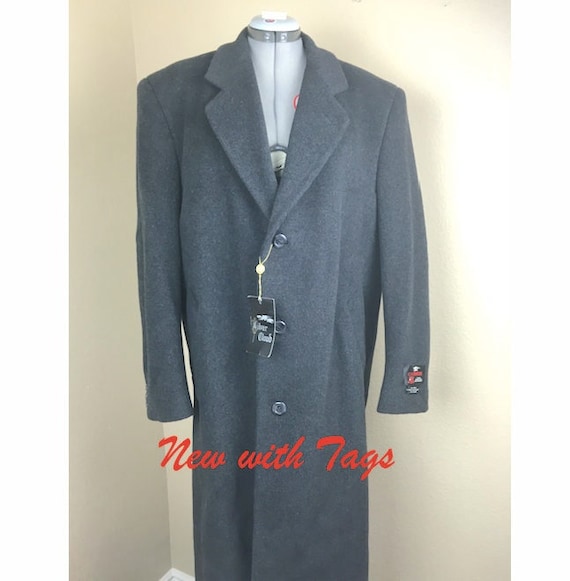 1990's Deadstock Cashmere Mens Coat sz 44