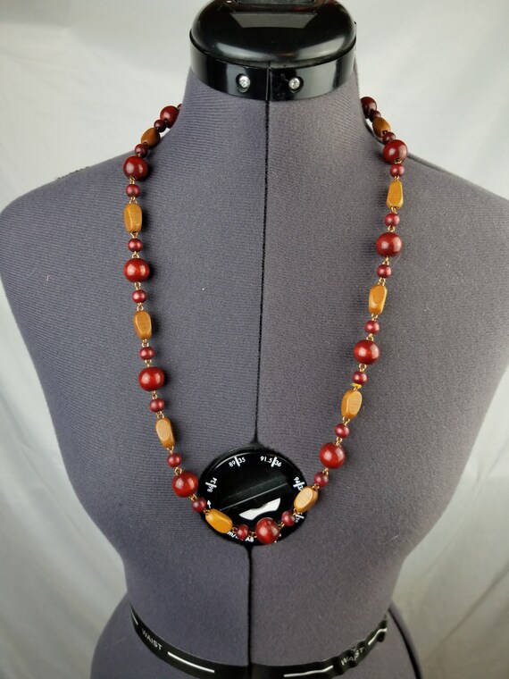 1970's Beaded Statement Necklace