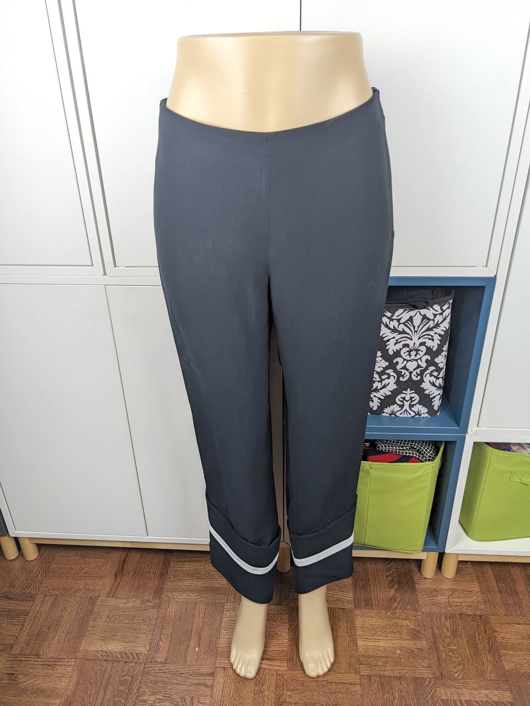 Giorgio Armani Black Label Silk Trousers Sz XS/S - Etsy Canada