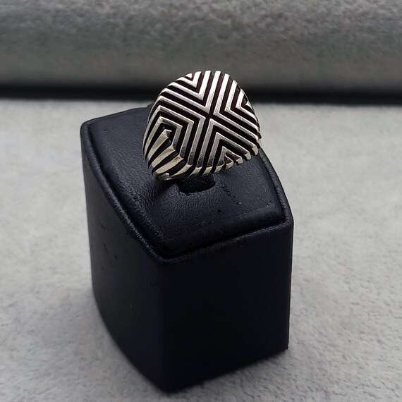 Sterling 925 Ring, Mens Silver Signet, Thick Silver Ring, Chunky