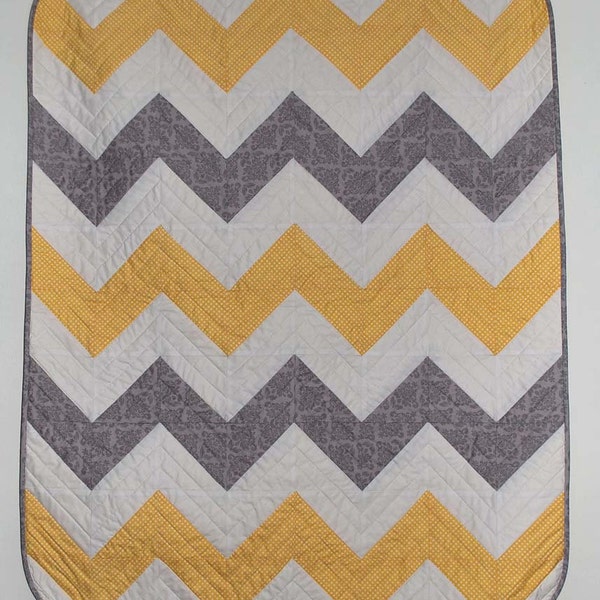Chevron Baby Quilt Etsy