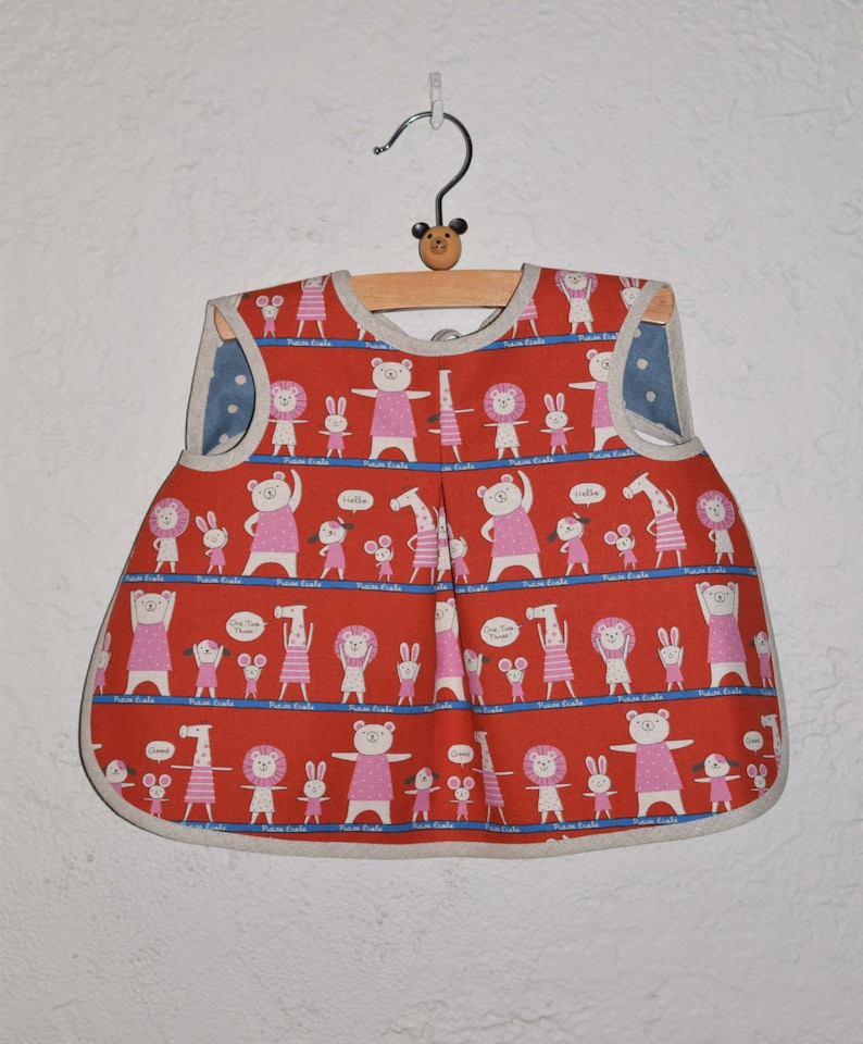 PDF Aiden & Ava Reversible Baby Bib Sewing Pattern in a PDF for Digital Download image 1