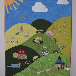 PDF Happy Day Quilt Pattern in a PDF for Digital Download