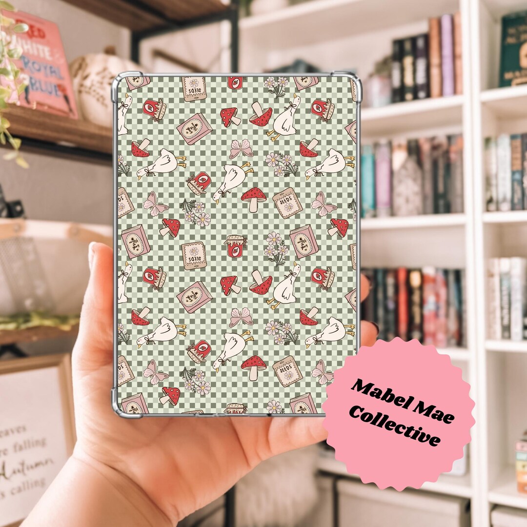 Cottagecore Kindle Insert: Geese, Strawberry, Gingham (digital Download ...