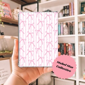 Coquette Kindle Insert: Pink Bow Collage, Girly Kindle Cover (PDF Download)