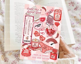 Smut Book Club Kindle Insert, Spicy Romance Reader, Paperwhite, Bookish, Digital Download