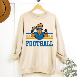 Los Angeles Football Vintage Shirt, Charger Sports Fan Apparel, Trendy Game Day Gift Unisex Football Sweatshirt