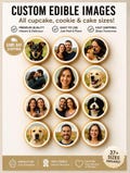 Custom Edible, Sheets for Cake Topper, Edible Image Paper, Pre-cut, Icing Sheets for Cakes, Cookies, Cake pops, Graduation Toppers