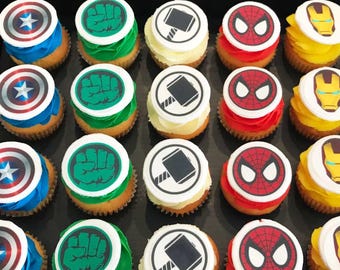Custom Edible Image Cupcake Toppers: Personalized Party Decorations