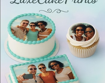 Custom Edible Photo Cake Topper, frosting sheets, edible images, cake toppers, cookies images