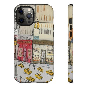 THE BIG APPLE Phone Case - Unique Accessories for New York Lovers, Iconic City Design, Trendy Urban Theme, Eye-Catching Skyline Motif