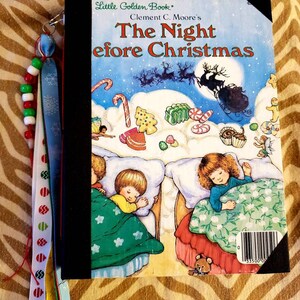Christmas Junk Journal - Vintage Little Golden Book - The Night Before Christmas - December Daily