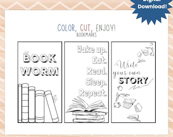 Bookmarks for kids printable, bookmarks for teenage girls, coloring bookmark, coloring bookmarks teen, coloring bookmark bundle