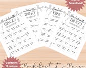 Bachelorette bingo, bachelorette bingo printable, printable bachelorette party game, hen do games, hen do activities, girls night games