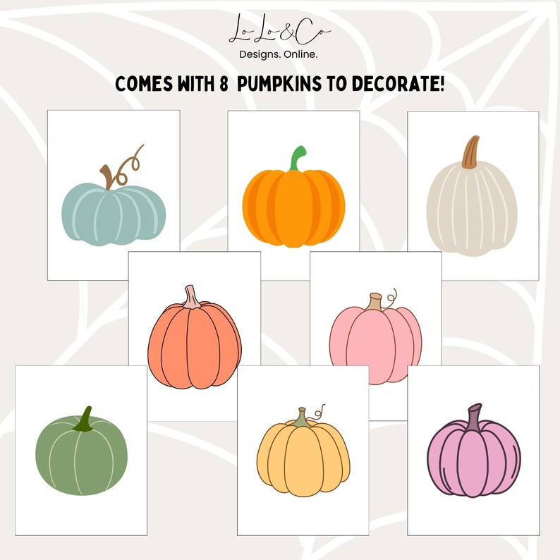 Pumpkin Printable Craft, Build a Pumpkin, Kids Halloween Craft, Build a ...