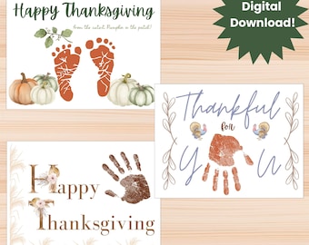 Thanksgiving Handprint Craft, Thanksgiving Footprint Craft,turkey
