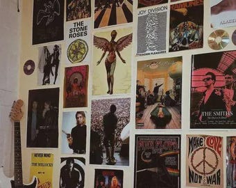200 Classic Rock Band Posters - Vintage Music Wall Art Collection, Iconic Rock Artwork, Perfect Gift for Music Lovers, Home Decoration.
