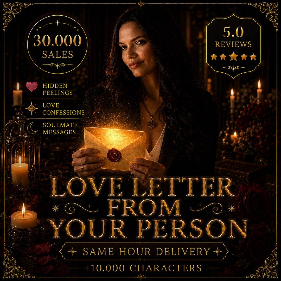 Channeled Love Letter From Your Person, Psychic Love Letter ...