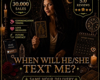 When Will He Text Me ? , When Will She Text Me ?, Will He Text Me?, Reconcile Reading, When Will He Reach?, Love Reading, Same Day Reading