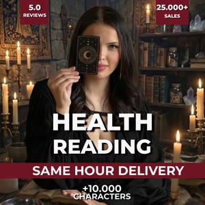 Gesundheits-Lesung, Detaillierte Gesundheits-Lesung, Gesundheits-Lesung am selben Tag, Gesundheits-Tarot-Lesung, Psychische Legung für die körperliche und geistige Gesundheit