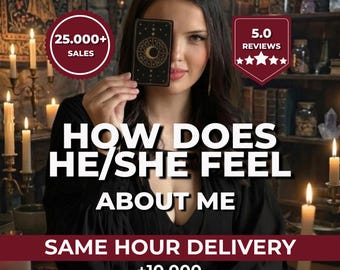 ¿Qué siente por mí?, Lectura de tarot el mismo día, Lectura de tarot del amor, ¿Qué piensa de mí?, Lectura de tarot muy detallada