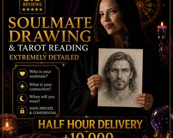 Rysunek bratniej duszy - Narysuj moją bratnią duszę - Szkic bratniej duszy - Rysunek psychiczny - Czytanie bratniej duszy - Narysuj swoją bratnią duszę - Czytanie miłości bratniej duszy