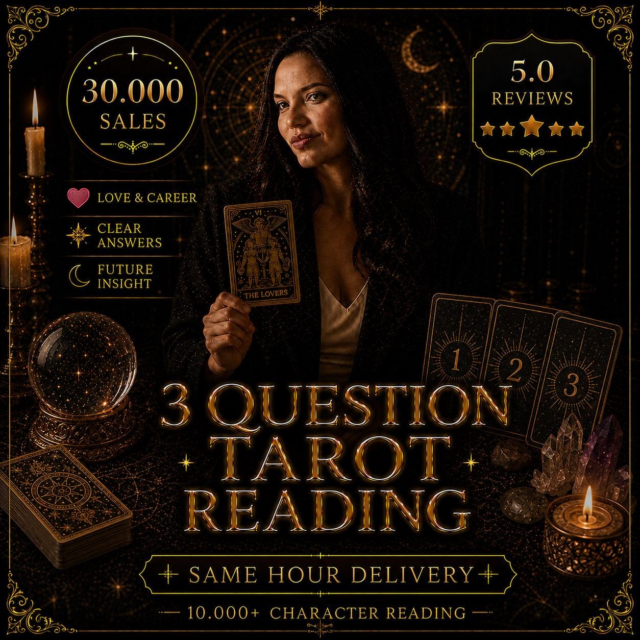 The answer is simple oracle cards - Etsy 日本