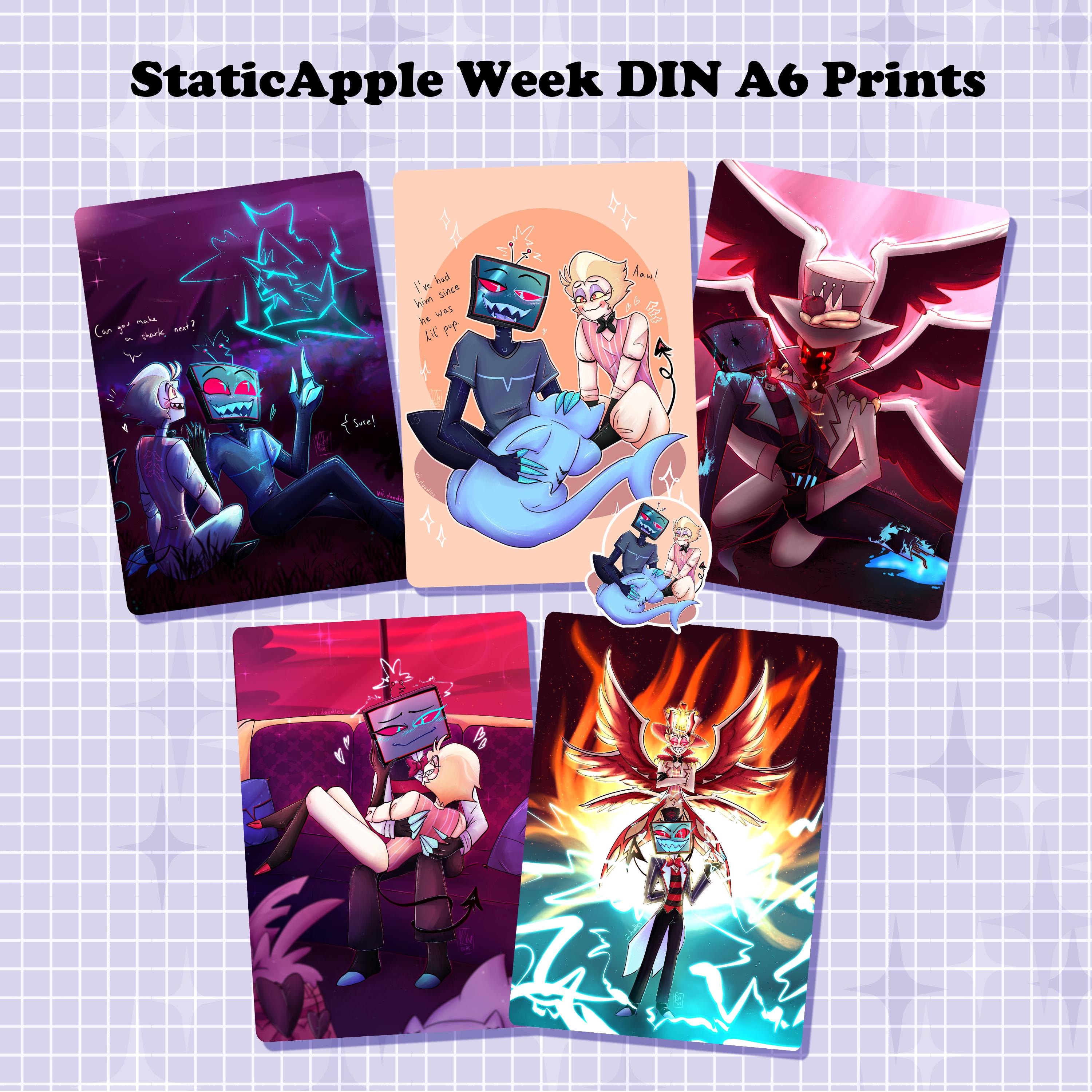 Staticapple Vox Lucifer Collection Art Print A6 - Etsy