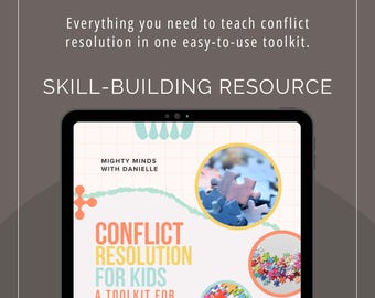 Conflict Resolution Toolkit for Kids | SEL Activities (Digital Download)