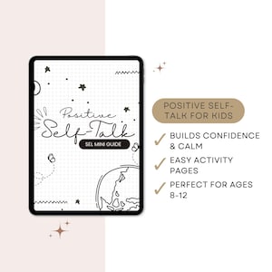 Positive Self-Talk Worksheets: SEL Activities for Kids, Grades 3-6 (PDF Download)