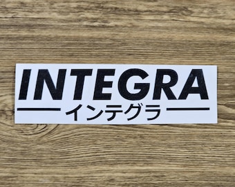 インテグラ タイプS デカール ビニールステッカー JDM ドリフト