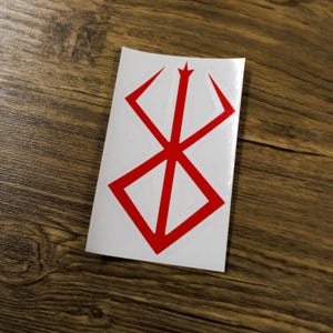 Berserk Brand of Sacrifice bildekal - JDM Anime vinylklistermärke