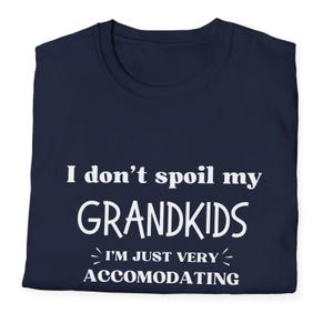 Grandparents Gift T-Shirt, Grandkids Spoil Shirt, Gift for Grandparent, I Don&#39;t Spoil My Grandkids T, Gift from grandchildren, Grandparent