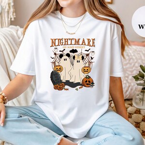 Disney Pumpkin Tee, Vintage Mickey Halloween Shirt, Disney Halloween Minnie Mickey, Nightmare On The Main Street Shirt, Spooky Sweatshirt
