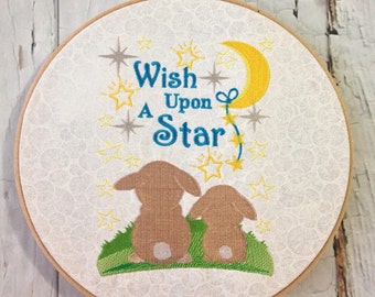 Wish Upon a Star Embroidery Design