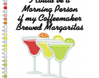 Margarita Embroidery Design