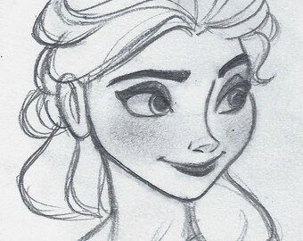 Frozen Over Original Drawing Reserved Etsy