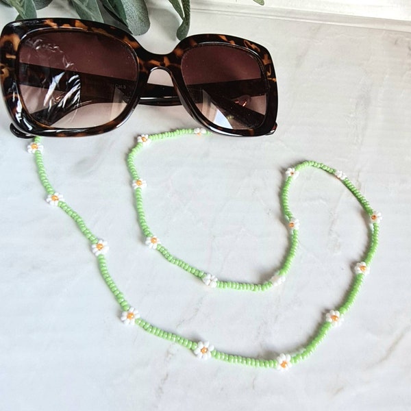 Beaded Glasses Chain Etsy UK
