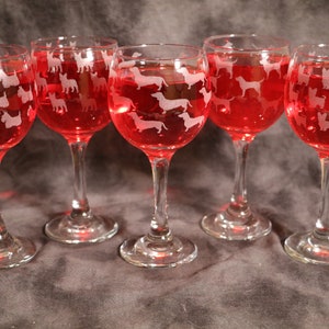 Cat or Dog breed etched wine, pub or rocks glasses - Frenchie, Westie, Yorkie, Scottie, Terrier, Labrador, Dachsund or Kitties too