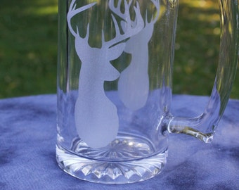 Big Buck Bust Etched 16 oz mug