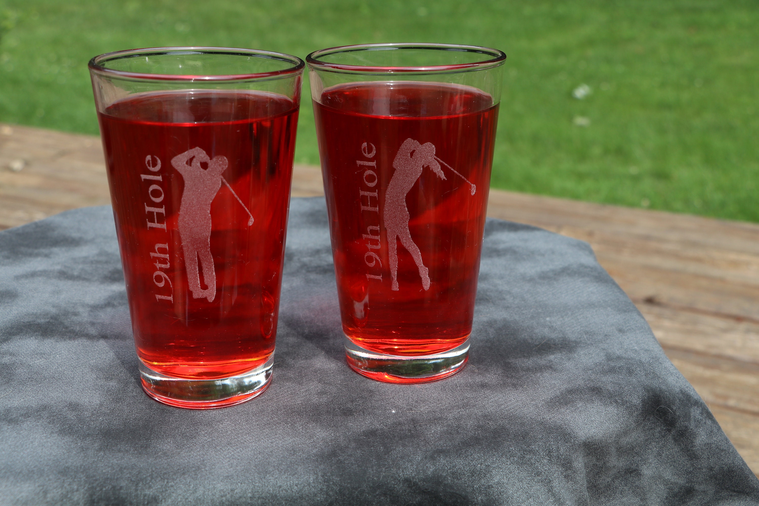 16 oz stemless wine glass 4 Pack | RESERVE 16oz Stemless Wine Tritan Copolyester Glass | Shatterproof, Durable & Dishwasher Safe | Printed main image 1