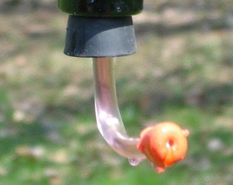 Make your own feeder Feeder tube, red tip and stopper, Hanger to attach to bottle