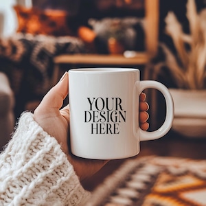 Boho Mug Mockup Boho Bundle, White 11oz Mug Mockups, Coffee Cup Mockups Aesthetic Boho Mug Mockup Bundle, JPG Minimal Sublimation POD Mockup
