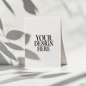 ボヘミアン カード モックアップ 5x7 カード モックアップ 誕生日カード 結婚式招待状 文房具 グリーティング 招待状 カード JPG デジタル ダウンロード
