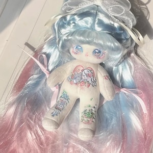 Custom Plush Toy,Custom Cotton Doll,Custom OC Doll,Custom IP Doll,Handmade Dolls,Cute Plush Toy,Made For Anime Fans,Game Character Doll