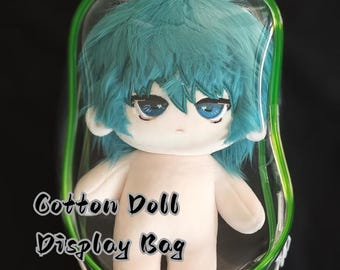 コットンドール透明ディスプレイバッグ、ドール透明イタバッグ、ドール収納バッグ、ドールアクセサリー、ドールキーチェーンバックパック