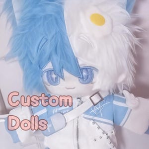 Custom Plush Toy,Custom Cotton Doll,Custom OC Doll,Custom IP Doll,Handmade Dolls,Cute Plush Toy,Made For Anime Fans,Game Character Doll