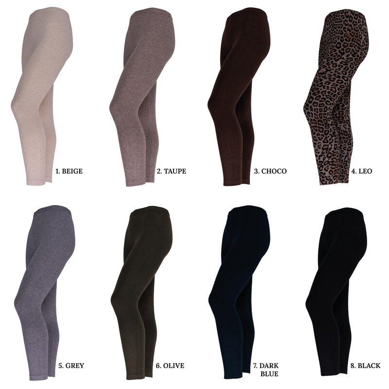 Grey & Red Solid Woollen Leggings (Pack of 2)